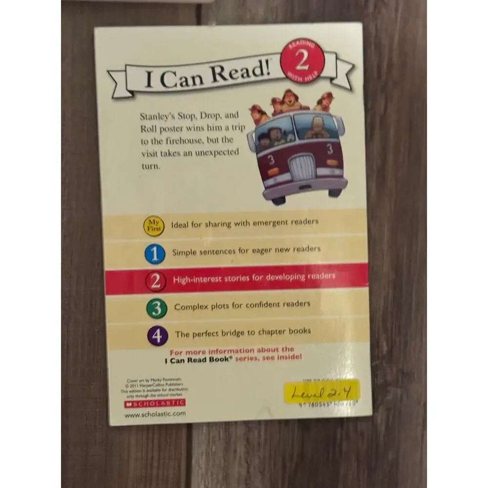 Flat Stanley Book Lot of 3 Scholastic & I Can Read! Kids Chapter Books